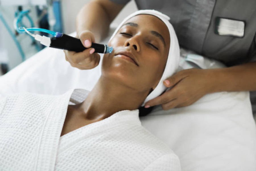 Microdermabrasion skin-resurfacing treatment